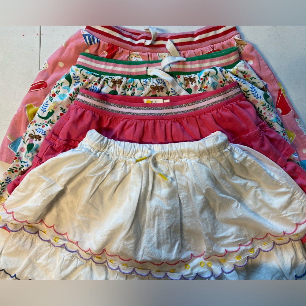 Four Mini Boden skirts